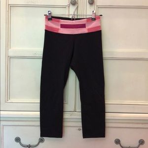 Lulu lemon reversible cropped leggings